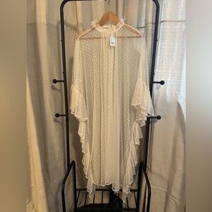 BRAND NEW!! Free People Mesh dotted dress/tunic-Onesize